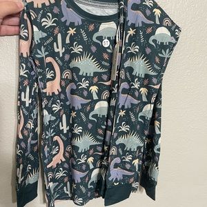 5T Little One Shop Dino Bamboo 2 piece set
